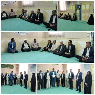 دیدار فعالان کانون بسیج هنرمندان هویزه با امام جمعه موقت شهرستان