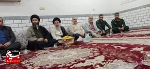 تجدید عهد و میثاق با خانواده شهید مدافع حرم احمد حیاری