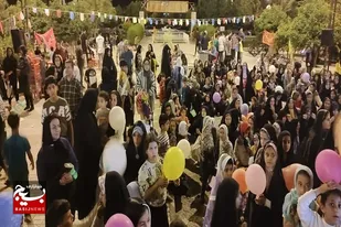 برگزاری جشن روز عفاف و حجاب در بوستان مادر شهرستان ارسنجان