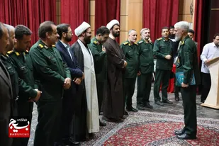 آیین سنگرسپاری فرمانده سپاه ناحیه بهار