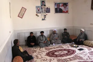 دیدار با خانواده شهدا در لردگان
