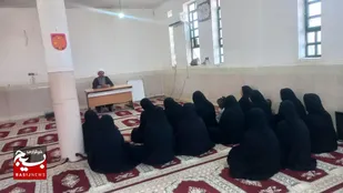 نشست جهاد   تبیین در مسجد امام حسین (ع) در دلگان