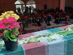 برگزاری لیالی قدر در امامزاده جعفر (ع) پیشوا با حضور شهید گمنام