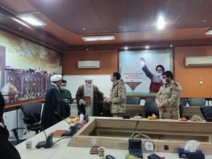 مراسم تقدیر از مقام آوران قرآنی در نیروهای مسلح با حضور مسئول دفتر نماینده ولی فقیه در سپاه امام رضا علیه السلام