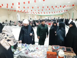 بازدید فرمانده سپاه پیشوا از نمایشگاه اقتصاد مقاومتی