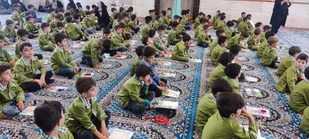 مدرسه دلاوران با نور قرآنی مزین گشت