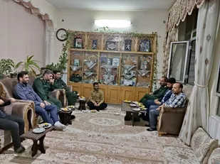 دیدار با خانواده مدافع حرم سردار شهید عبدالرضا مجیری