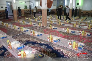 کمک های مومنانه مسجد جواد الائمه مرند