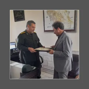 مسئول اتاق اصناف رفسنجان مورد تقدیر سپاه قرار گرفت