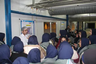 بازدید دانش آموزان از کارخانه پگاه ارومیه
