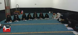 محفل جزء خوانی قرآن کریم در روستای سید حسین حمیدیه