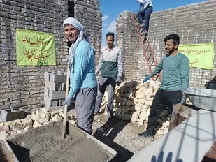 بازدید فرمانده ناحیه مقاومت بسیج خاتم از گروه جهادی شهیدان دهقان
