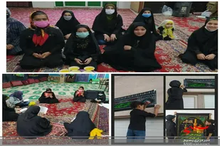 کوچه ها و محله ها در شهرستان سرخه عزادار امام حسین (ع) هستند