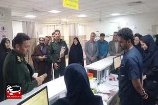 تجلیل فرمانده و کارکنان سپاه ناحیه بهار از پرستاران و کادر درمان شهرستان