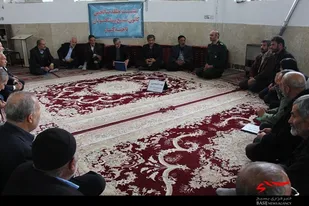 نشست حلقه صالحین بسیج پیشکسوتان در شلمزار