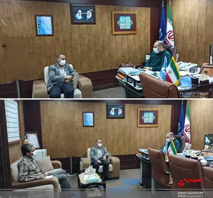 برگزاری جلسه مدیر کانون بسیج مهندسین با مدیر تعمیرات صنعتی مناطق نفتخیز