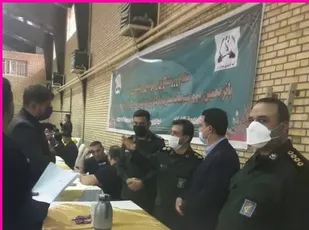 حضور فرمانده سپاه پیشوا در محل برگزاری مسابقات قوی ترین مردان کشور