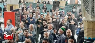 مصلای قوچان سوگوار شهدای خدمت بود+عکس