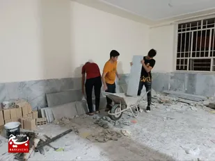 اقدامی جهادی با حضور جهادگران بسیجی نوجوان و جوان در رامهرمز