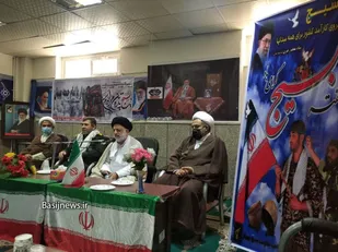 دیدار فرمانده و جمعی از پرسنل ناحیه مقاومت بسیج بهبهان با امام جمعه شهرستان