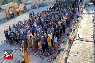 برگزاری نماز عید سعید فطر درعالی حسینی