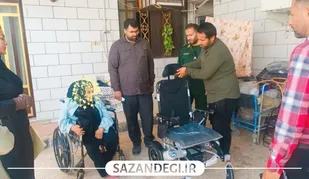 اهدا ۵ دستگاه ویلچر به مددجویان بهزیستی رامهرمز
