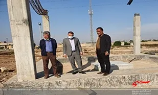 آغاز عملیات اجرایی بنای یادمان شهدای گمنام دارخوین در خوزستان