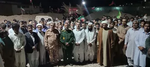 افتتاحیه بازسازی عملیات کربلای ۵ در شهرستان ایرانشهر برگزار شد