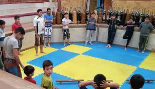 برگزاری حلقه ورزشی صالحین در پایگاه بسیج محمد رسول الله(ص)