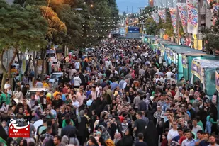 حضور پرشور زنجانی ها در جشن میهمانی کیلومتری رهروان غدیر