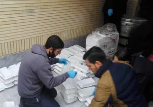 توزیع 400 پرس غذای گرم در شهرکرد