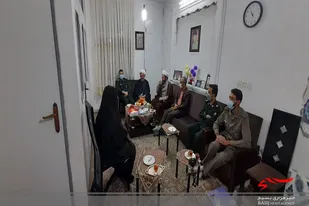 سرهنگ مهدی ادهم با خانواده شهدا دیدار کرد