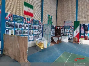 نمایشگاه عرصه ها و مجموعه های نقش آفرینی بسیج دهاقان برپا شد