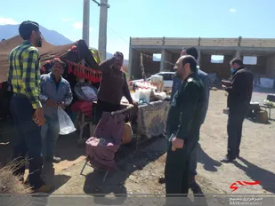 فرمانده ناحیه میامی از نمایشگاه اقتصاد مقاومتی روستای کلاته اسد بازدید کرد