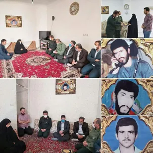 تجلیل از خانواده سه شهید گرانقدر به مناسبت هفته مهندس در ایلام