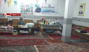 برپایی بازارچه محصولات خانگی بانوان بسیجی در شاهرود