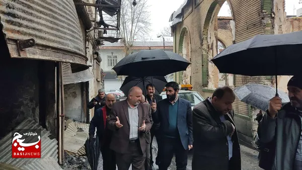 بازدید رئیس سازمان بسیج اصناف کشور از بازار رشت