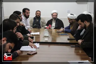 نشست سرمربیان با مربیان تربیتی و بصیرتی در حوزه بسیج امام حسن مجتبی(ع) ملایر