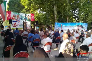 گرامیداشت سالروز عملیات مرصاد در گلزار شهدای نهاوند