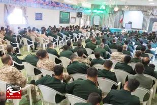 گردهمایی کارکنان و سربازان تیپ انصارالحسین(ع) استان همدان