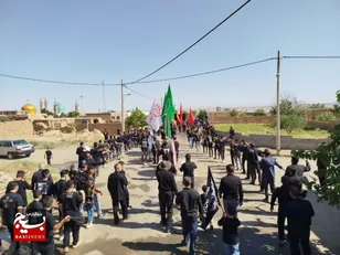 مردم جوین در عزای حضرت اباعبدالله الحسین به سوگ نشستند