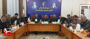 دیدار مدیران ادارات کل سیستان و بلوچستان با فرمانده سپاه سلمان