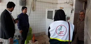 نظارت مداوم مرکز بهداشت شهرستان سرخه بر کلیه مراکز پرتردد + تصاویر