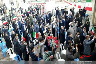 راهپیمایی خودرویی و موتوری ۲۲ بهمن در اسدآباد