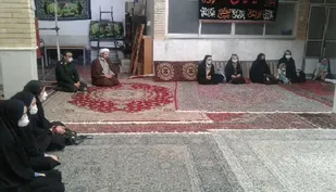 جلسه تکریم و معارفه فرمانده پایگاه مقاومت بسیج محدثه