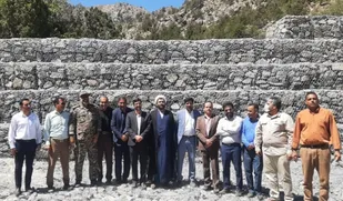 افتتاح بوستان روستای امجز شهرستان عنبرآباد