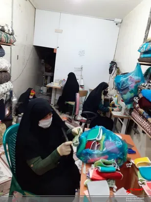 تولید روزانه 500 ماسک در بخش فلارد