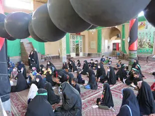 مراسم عزاداری سه ساله امام حسین در حسینیه خیرآباد