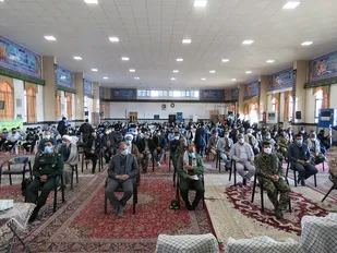 برگزاری همایش شکوه اقتدار و مقاومت بسیجیان در شهرستان خوسف