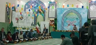 جزء خوانی قرآن کریم  در ماه ضیافت الهی،توسط قاریان وحافظان ممتاز شهرستانی
